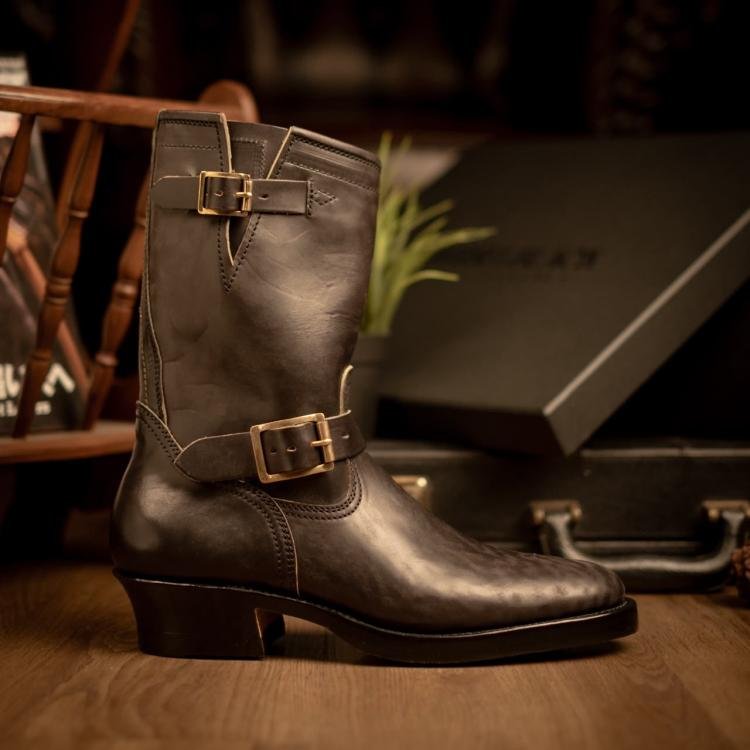 Briselblack 10” Engineer Boots “The Keeper” 3.0   Unstructured Toe Box